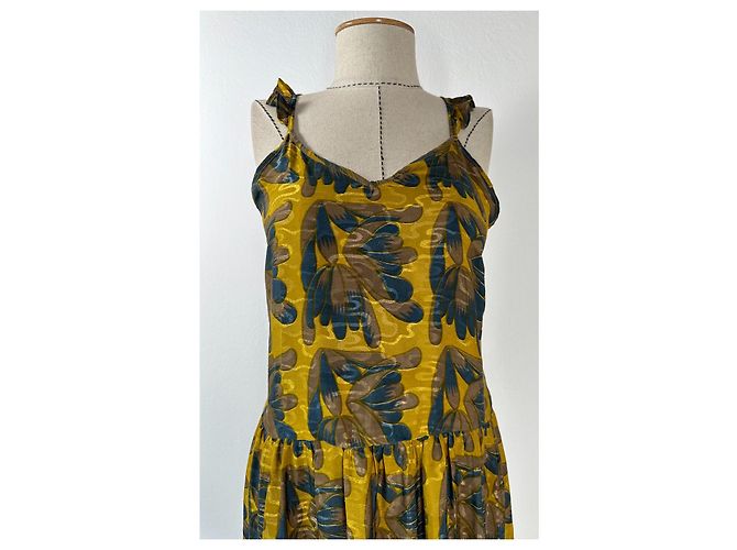 Autre Marque Sissel Edelbo Kleid Viscose Mehrfarbig Mehrfarben - Ansicht 2