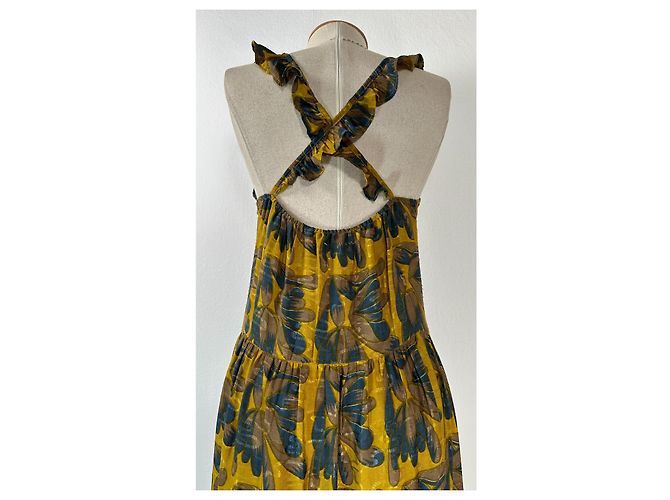 Autre Marque Sissel Edelbo Kleid Viscose Mehrfarbig Mehrfarben - Ansicht 5