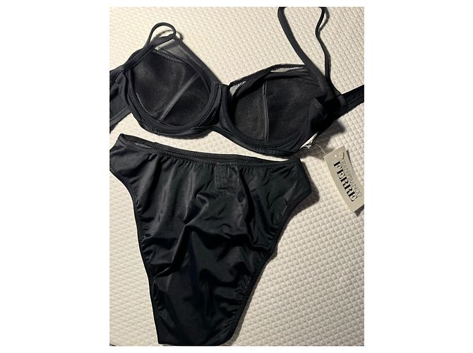 Costume da bagno due pezzi nero Gianfranco Ferré - vista 2
