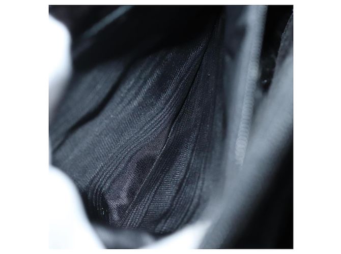 Bamboo GUCCI Borsa tote in bambù Pelle scamosciata Nera 002 1186 0259 auth 75677 Nero - vista 20