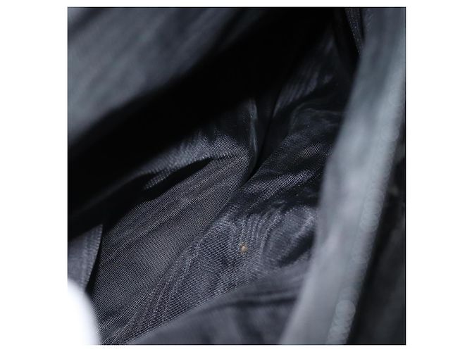 Bamboo GUCCI Borsa tote in bambù Pelle scamosciata Nera 002 1186 0259 auth 75677 Nero - vista 21
