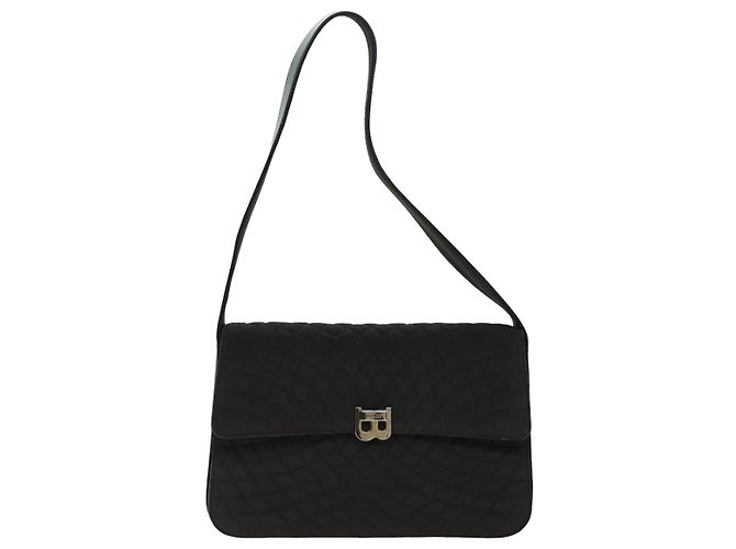 BALLY Borsa a Spalla Nylon Marrone Auth 74608 - vista 13