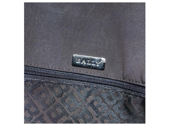 BALLY Borsa a Spalla Nylon Marrone Auth 74608 - vista 17