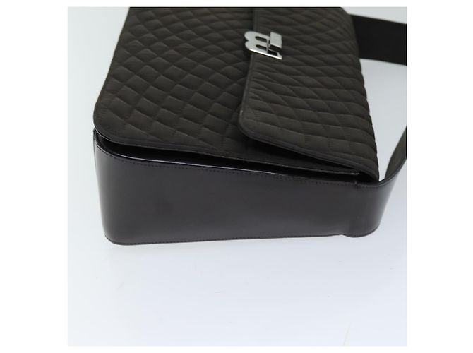 BALLY Borsa a Spalla Nylon Marrone Auth 74608 - vista 3
