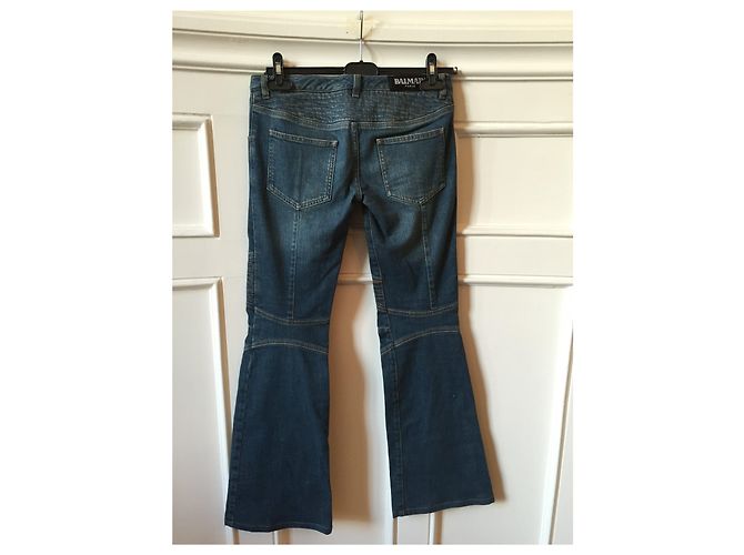 Jeans BALMAIN T.US 26 Cotone Blu - vista 2