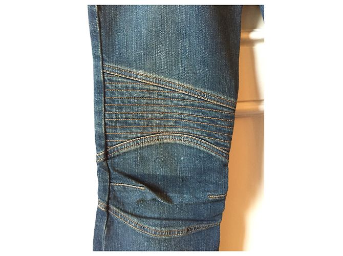 Jeans BALMAIN T.US 26 Cotone Blu - vista 3