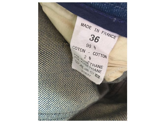 Jeans BALMAIN T.US 26 Cotone Blu - vista 5