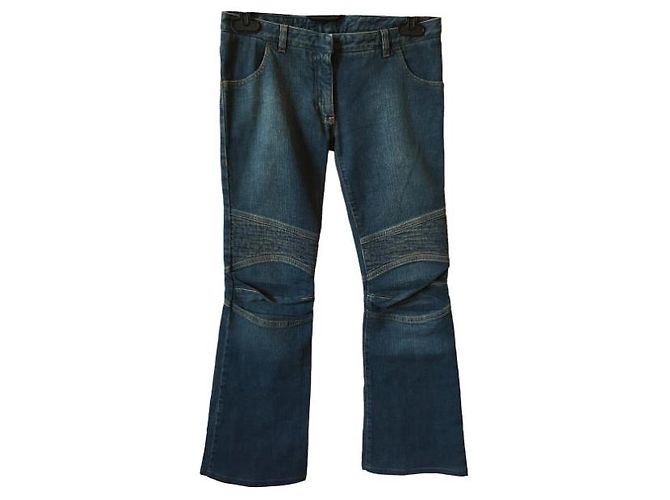Jeans BALMAIN T.US 26 Cotone Blu - vista 6