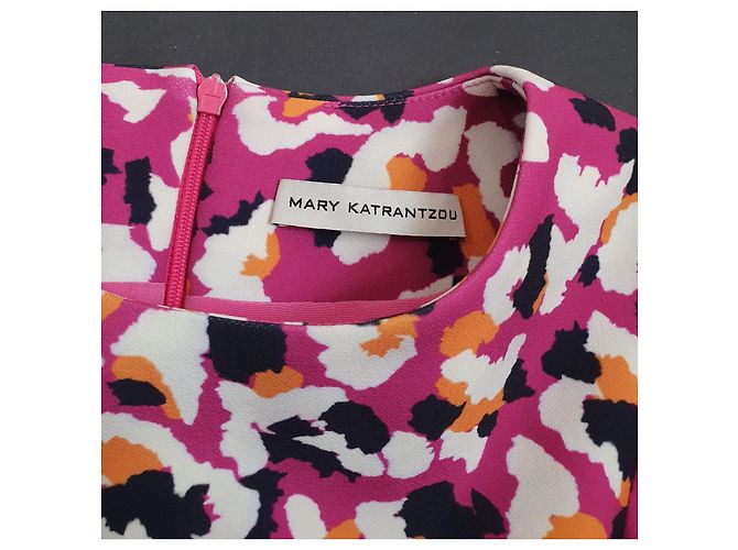 Mary Katrantzou Kleid Pink Leopard Mehrfarben - Ansicht 5