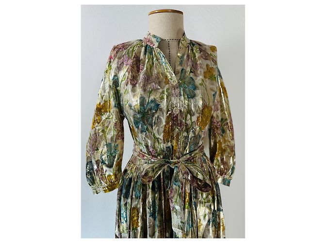 Autre Marque Vestido de seda Hayley Menzies M Multicolor - vista 2