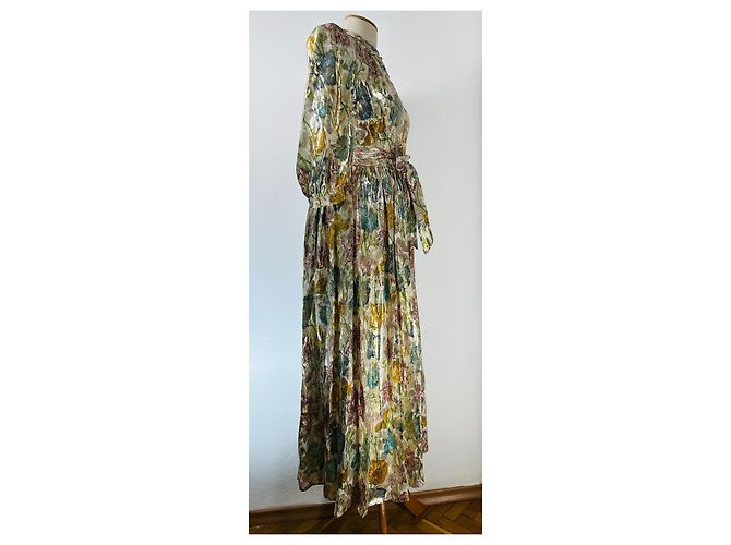 Autre Marque Vestido de seda Hayley Menzies M Multicolor - vista 4