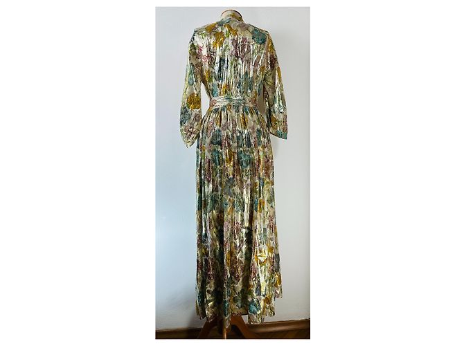 Autre Marque Vestido de seda Hayley Menzies M Multicolor - vista 5