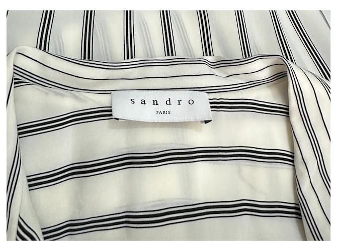 Mono a rayas Sandro Negro Blanco Multicolor - vista 4
