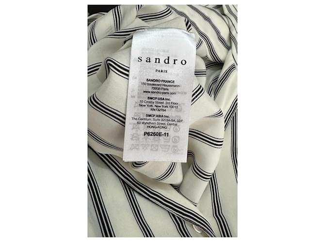 Mono a rayas Sandro Negro Blanco Multicolor - vista 5