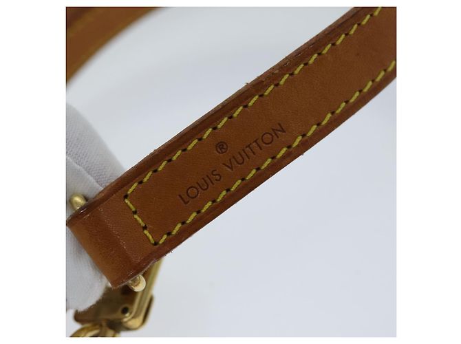 LOUIS VUITTON Schulterriemen Leder 35.8"" Beige LV Auth 76424 - Ansicht 4