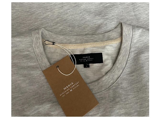 Autre Marque Makia Lighthouse Sweatshirt Kleid lang Grau - Ansicht 5