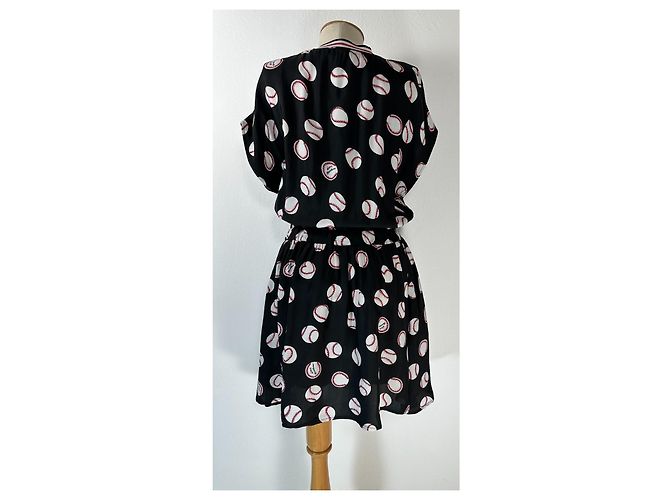 Love Moschino Kleid mit Baseball Print Viscose - Ansicht 4