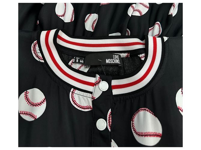 Love Moschino Kleid mit Baseball Print Viscose - Ansicht 5