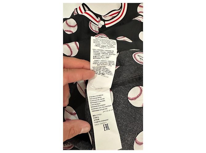 Love Moschino Kleid mit Baseball Print Viscose - Ansicht 7