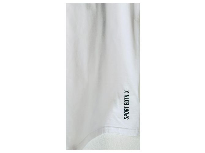 T-shirt Dsquared2 en jersey de coton imprimé blanc bleu Multicolore - vue 3