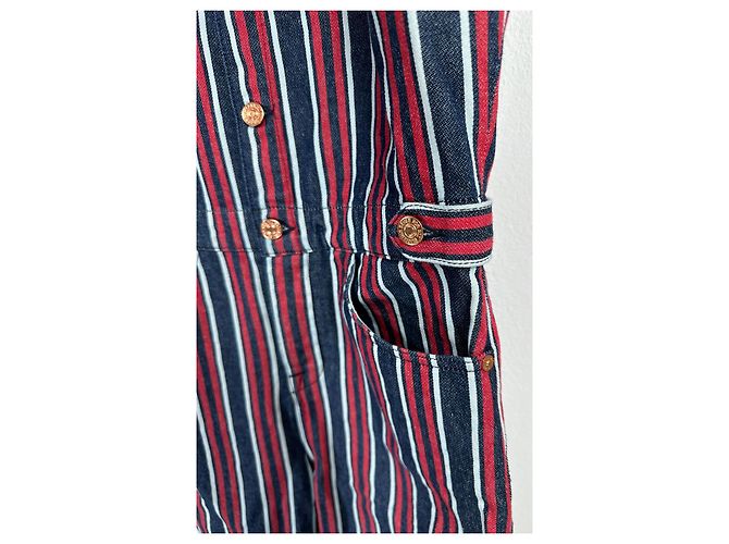 Mono 7 For All Mankind a Rayas Rojo Azul y Blanco Roja Multicolor - vista 4