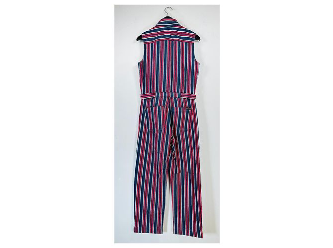 Mono 7 For All Mankind a Rayas Rojo Azul y Blanco Roja Multicolor - vista 5