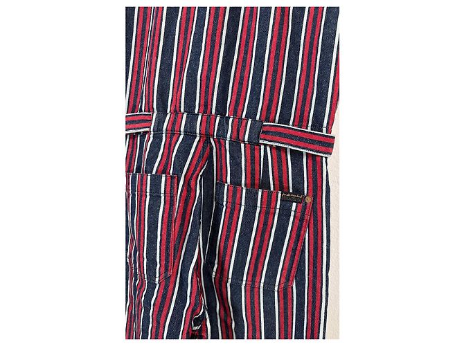 Mono 7 For All Mankind a Rayas Rojo Azul y Blanco Roja Multicolor - vista 6