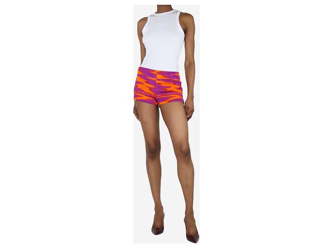 Missoni Mini shorts viola e arancioni - Regno Unito 8 - vista 2