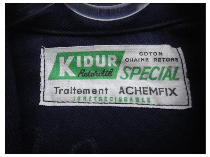 Autre Marque Giacca Blazer Kidur in Cotone Blu - vista 3