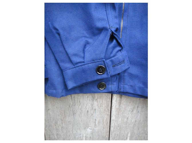 Autre Marque Giacca Blazer Kidur in Cotone Blu - vista 5