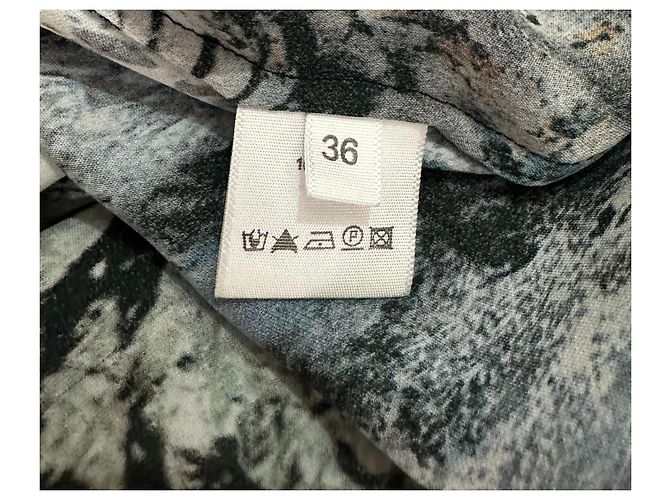 Autre Marque Top de seda negro Multicolor - vista 7