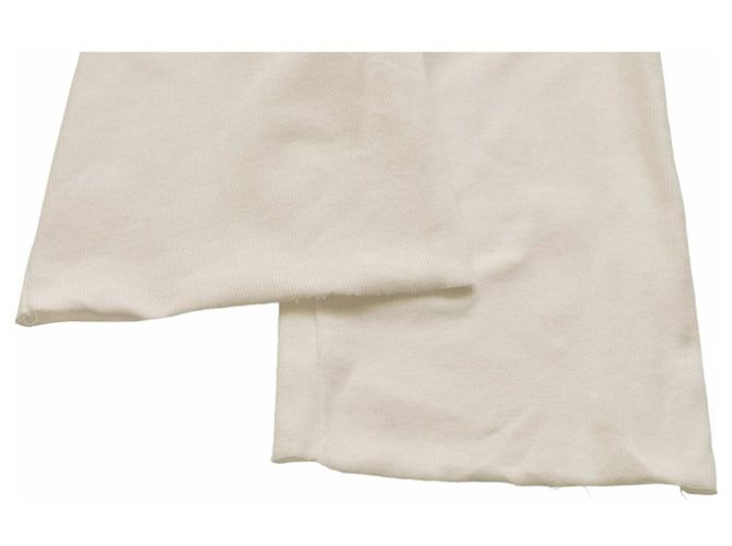 Autre Marque Macacão cropped Four Minds de algodão branco com alças finas - vista 5
