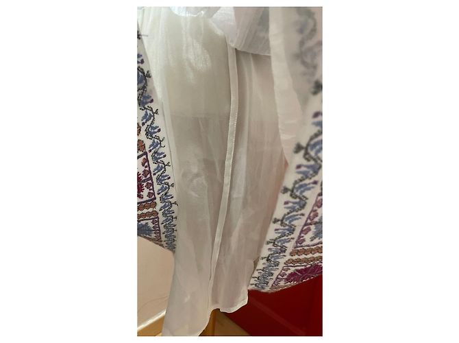 Vestido Colbie Isabel Marant de voile de algodón bordado Multicolor - vista 9