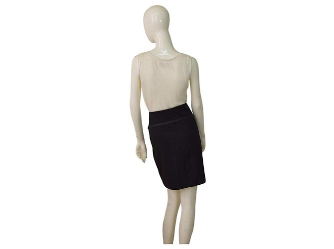 Max Mara Max Studio Schwarzer Stretch Minirock Größe M - Ansicht 2