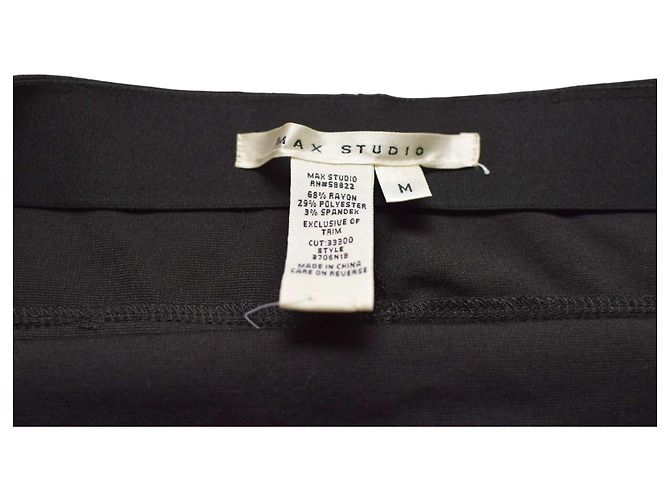 Max Mara Max Studio Schwarzer Stretch Minirock Größe M - Ansicht 3