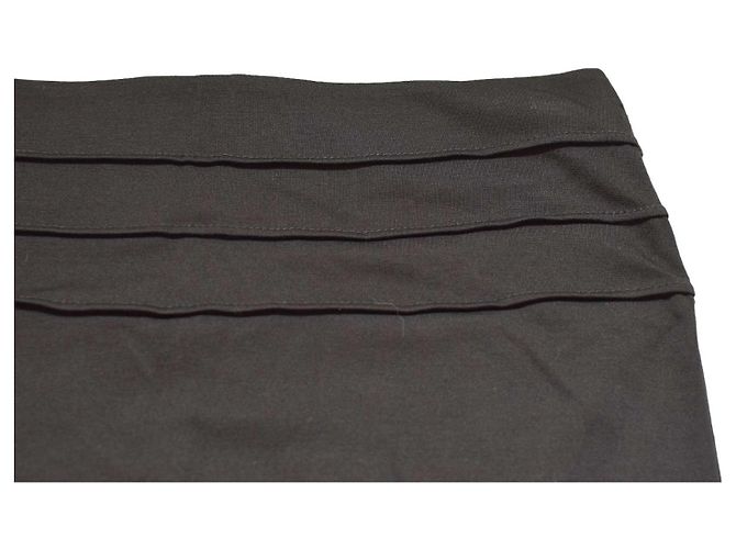 Max Mara Max Studio Schwarzer Stretch Minirock mit Rückenschlitz Größe M - Ansicht 4