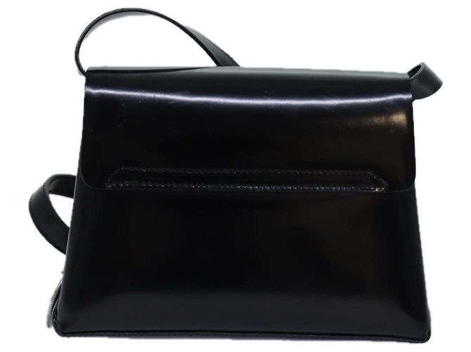 GUCCI Borsa a Spalla in Pelle Nera 007 2046 0270 auth 76731 Nero - vista 2