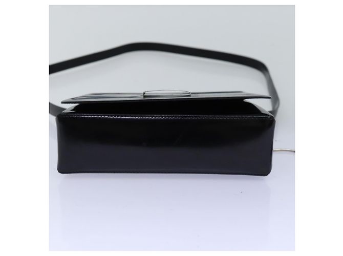 GUCCI Borsa a Spalla in Pelle Nera 007 2046 0270 auth 76731 Nero - vista 5