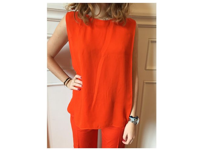 Stella Mc Cartney STELLA MCCARTNEY Tops T.IT 40 Seda Naranja - vista 2