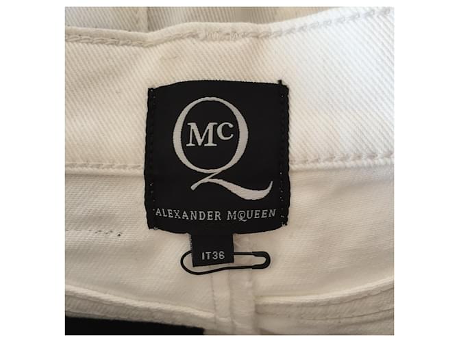 Faldas ALEXANDER MCQUEEN T.IT 36 Algodón Negro - vista 2