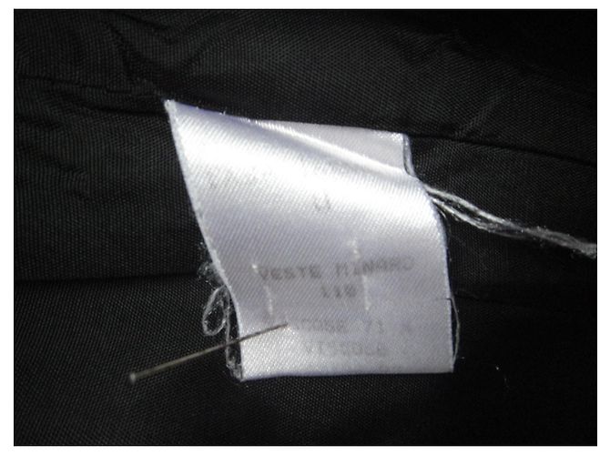 Tara Jarmon Jacke Schwarz Viskose Lycra Größe 42 - Ansicht 5