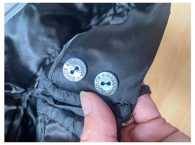 Saia estilo corset Dolce & Gabbana preta em acetato Preto - vista 7