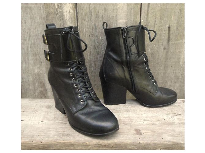 Stivaletti Zadig & Voltaire in pelle nera Nero - vista 2