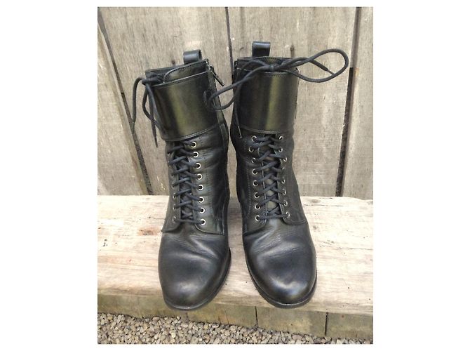 Stivaletti Zadig & Voltaire in pelle nera Nero - vista 3