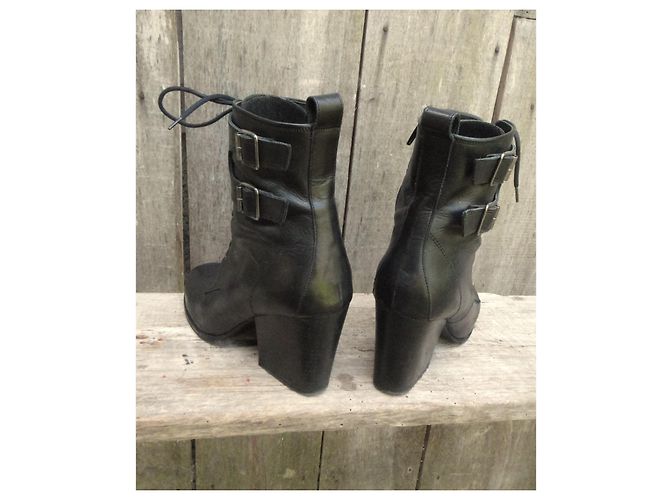 Stivaletti Zadig & Voltaire in pelle nera Nero - vista 4