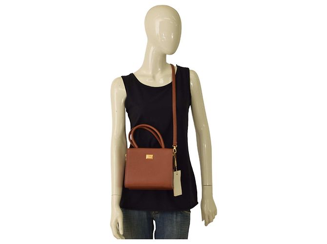 Borsa Gianfranco Ferré in pelle marrone - vista 10
