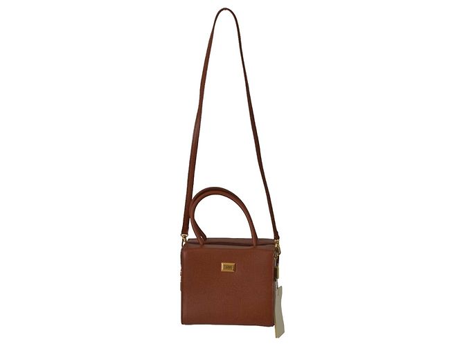 Borsa Gianfranco Ferré in pelle marrone - vista 6