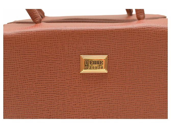 Borsa Gianfranco Ferré in pelle marrone - vista 9
