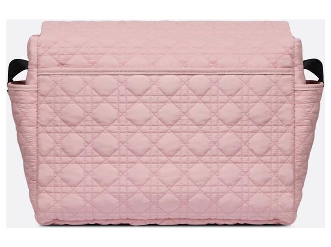 Wickeltasche Dior in blassrosa mit Makramee-Muster 2024 - Ansicht 2
