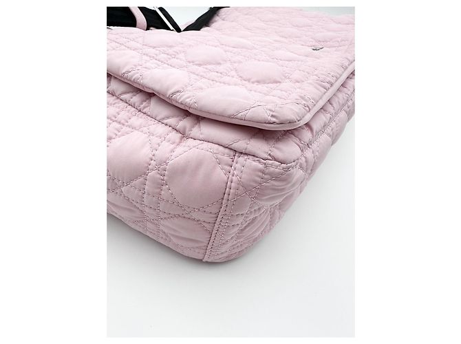Wickeltasche Dior in blassrosa mit Makramee-Muster 2024 - Ansicht 7